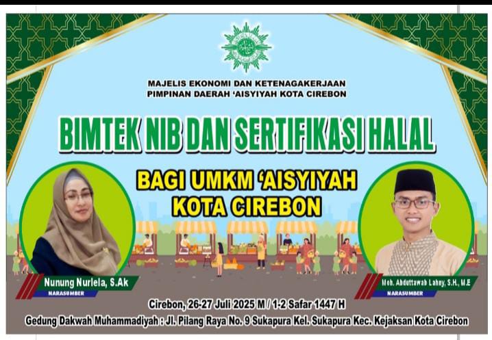 Bimtek NIB dan Sertifikasi Halal untuk UMKM ‘Aisyiyah