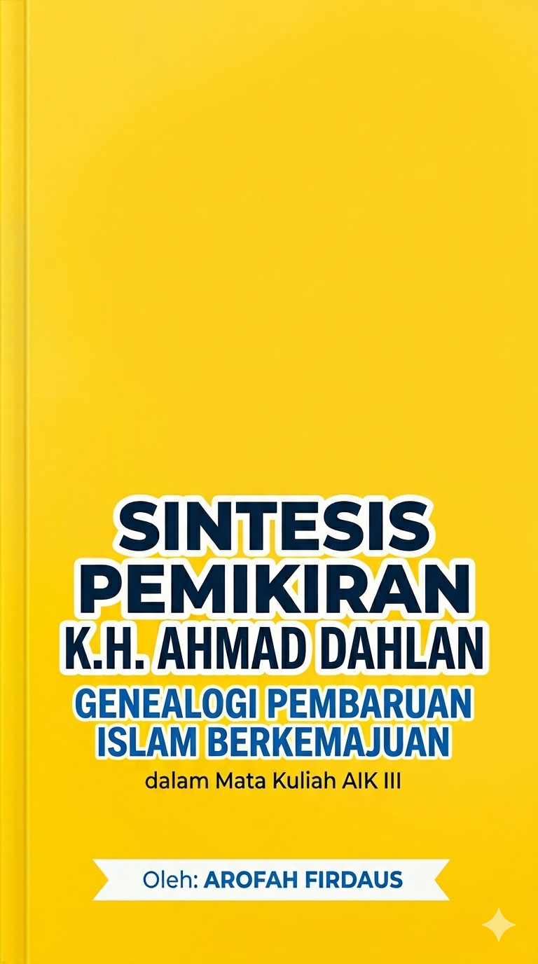 Sintesis Pemikiran K.H. Ahmad Dahlan: Genealogi Pembaruan Islam Berkemajuan dalam Mata Kuliah AIK III
