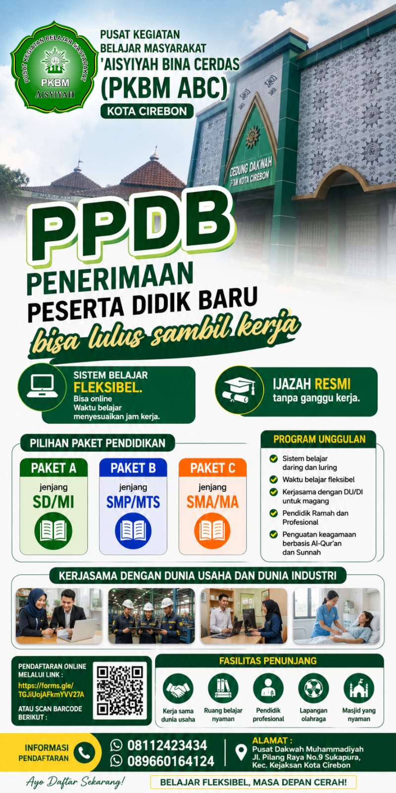 PKBM ‘Aisyiyah Bina Cerdas Kota Cirebon Buka Pendaftaran: Raih Ijazah Setara SD, SMP, dan SMA dengan Belajar Fleksibel dan Biaya Gratis