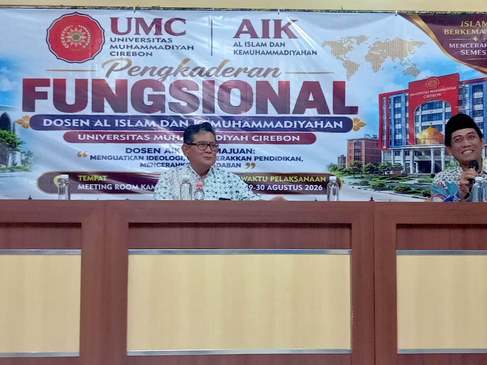 Penguatan Narasi Islam Berkemajuan dalam Pendidikan AIK: Prof. Dr. K.H. Ahmad Dahlan, M.Ag. Bekalkan Visi Besar bagi Dosen AIK di UMC